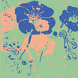 印花矢量圖 時(shí)尚休閑女裝 優(yōu)雅植物 毛衫印花 免費(fèi)素材