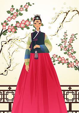 印花矢量圖 時尚休閑女裝 抽象 人物 免費(fèi)素材