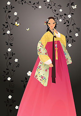 印花矢量圖 時尚休閑女裝 抽象 免費素材