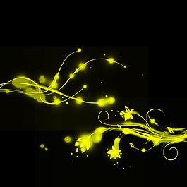 夢幻發(fā)光花紋