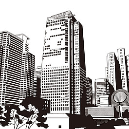 印花矢量圖 靚仔裝 色彩 建筑 免費(fèi)素材