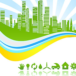 印花矢量圖 靚仔裝 色彩 建筑 免費(fèi)素材