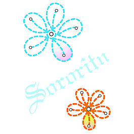 印花矢量圖 少女裝 色彩 免費(fèi)素材