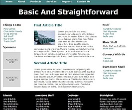 外貿(mào)博客html5模板