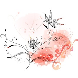 印花矢量圖 時尚休閑女裝 成熟優(yōu)雅女裝 T恤圖案 植物 免費素材