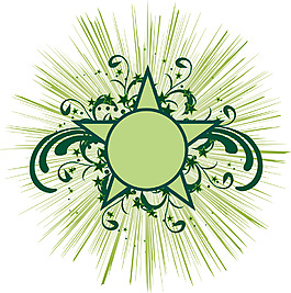 動(dòng)感潮流簡(jiǎn)潔花紋矢量