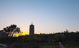 北京园博园 永定塔图片