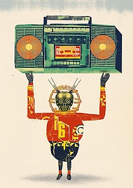 位圖 靚仔裝 插畫 免費素材