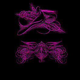 線條經(jīng)典花紋