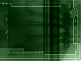 青色立體空間視頻素材