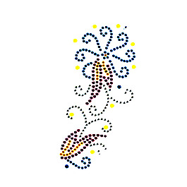 燙鉆 色彩 黃色 藍(lán)色 免費(fèi)素材