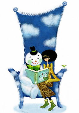 位圖 插畫 唯美風(fēng)格 人物 小女孩 免費素材