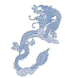 印花矢量图 商务休闲装男装 动物 龙 免费素材