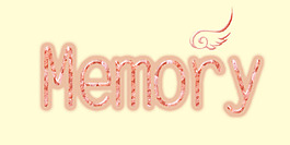 Memory藝術(shù)字