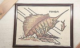 旗魚繪畫圖片