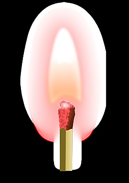 火柴燃燒