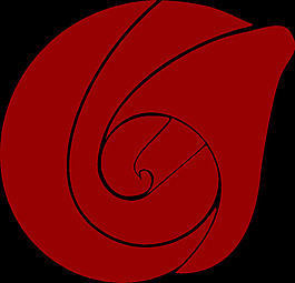 紅玫瑰圖案