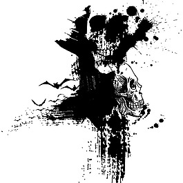 印花矢量圖 靚仔裝 T恤圖案 個(gè)性潮流 破碎風(fēng)格 免費(fèi)素材
