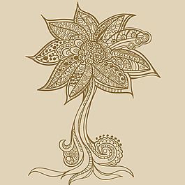 印花矢量圖 成熟優(yōu)雅女裝 T恤圖案 植物 花 免費(fèi)素材