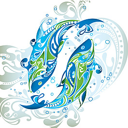 印花矢量圖 成熟優(yōu)雅女裝 動(dòng)物 金魚 海洋生物 免費(fèi)素材