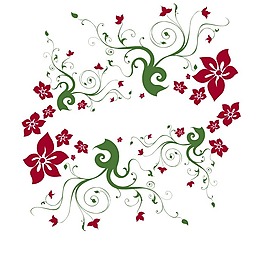 印花矢量圖 成熟優(yōu)雅女裝 T恤圖案 毛衫印花 花紋 免費(fèi)素材