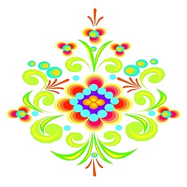 印花矢量圖 成熟優(yōu)雅女裝 T恤圖案 毛衫印花 花紋 免費(fèi)素材
