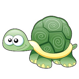 印花矢量圖 童裝 卡通動物 動物 烏龜 免費素材