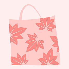 印花矢量圖 包 手提包 購(gòu)物 逛街 免費(fèi)素材