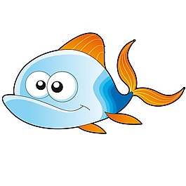 印花矢量圖 童裝 卡通動物 動物 魚 免費素材