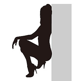 印花矢量圖 時尚休閑女裝 T恤圖案 人物 免費素材
