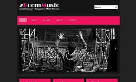 音樂俱樂部手機網(wǎng)站模板