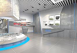 某檢疫局展廳效果圖圖片