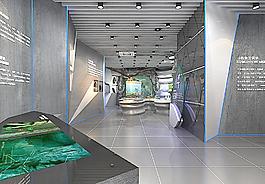 某检疫局展厅效果图图片