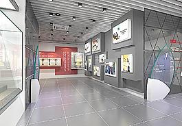 某检疫局展厅效果图图片