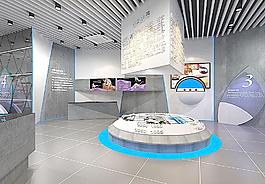 某检疫局展厅效果图图片