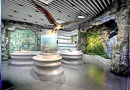 某检疫局展厅效果图图片