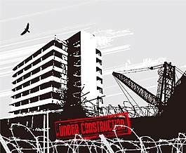 印花矢量圖 靚仔裝 T恤圖案 個(gè)性潮流 建筑 免費(fèi)素材