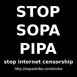 停止SOPA /琵琶