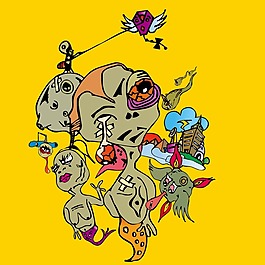 印花矢量圖 靚仔裝 T恤圖案 抽象 灰色 免費(fèi)素材