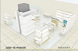VP女鞋專柜3DMAX圖片