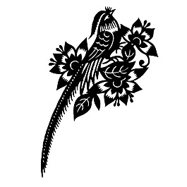 印花矢量圖 民族風(fēng)格 動物 鳥類 優(yōu)雅植物 免費素材