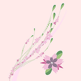 印花矢量圖 時(shí)尚休閑女裝 優(yōu)雅植物 花 花卉裝飾 免費(fèi)素材