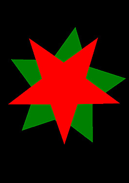 greenredstars