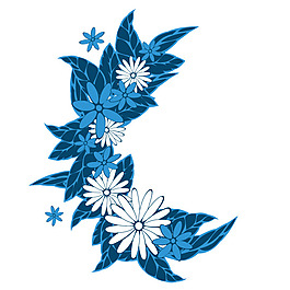 印花矢量圖 成熟優(yōu)雅女裝 色彩 優(yōu)雅植物 免費(fèi)素材