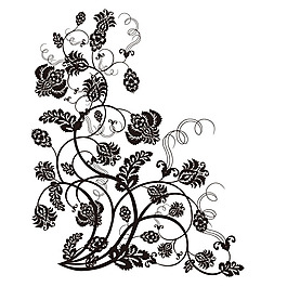 印花矢量圖 成熟優(yōu)雅女裝 色彩 黑白色 免費(fèi)素材