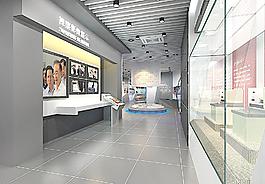 某檢疫局展廳效果圖圖片