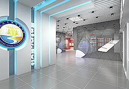 某检疫局展厅效果图图片
