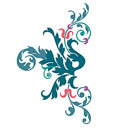 印花矢量圖 成熟優(yōu)雅女裝 優(yōu)雅植物 毛衫印花 免費素材