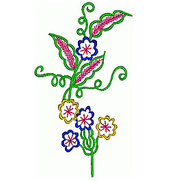 繡花 成熟優(yōu)雅女裝 植物 毛衫印花 免費素材