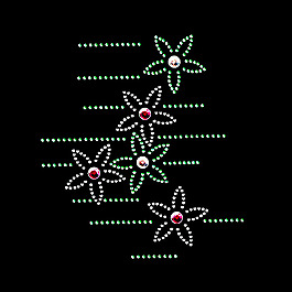 燙鉆 色彩 黑白色 綠色 免費(fèi)素材